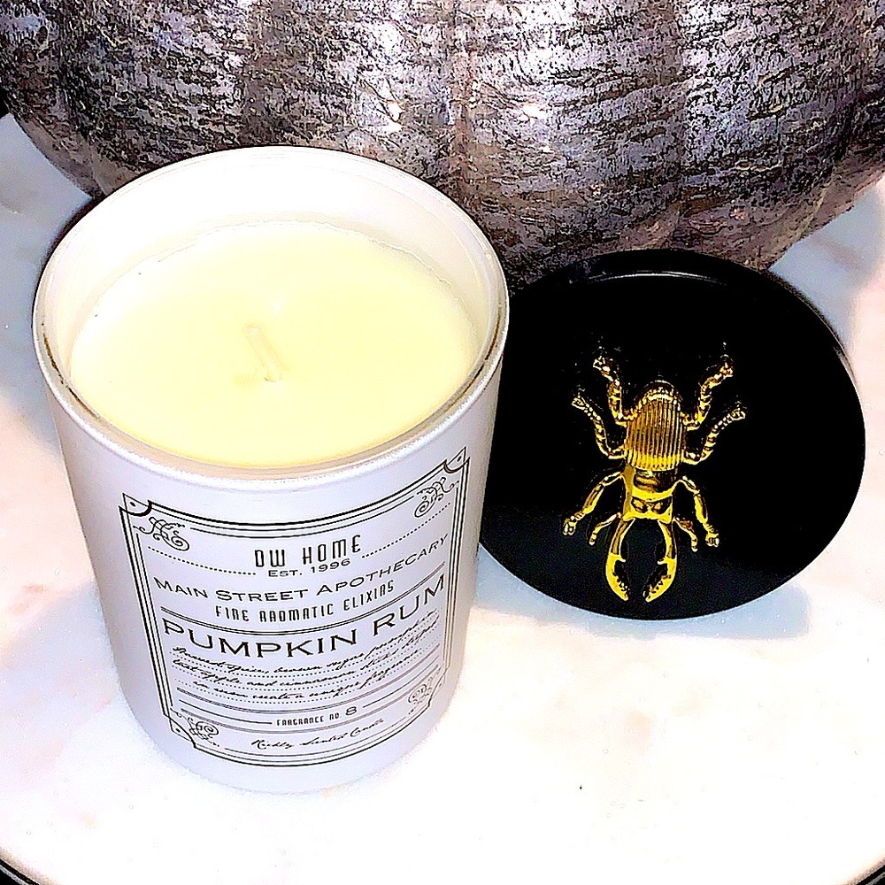 DW HOME CANDLE PUMPKIN RUM APOTHECARY 1 WICK 8.8 oz RICHLY SCENTED NEW - Picture 4 of 6